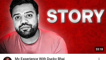 RkgRuke's tweet photo. Many YouTubers have exposed Ducky's reality, and people have started unsubscribing #duckybhai
And I salute #Shamidrees for being patient for 7 years 🫡 https://t.co/CAwLZaaAID