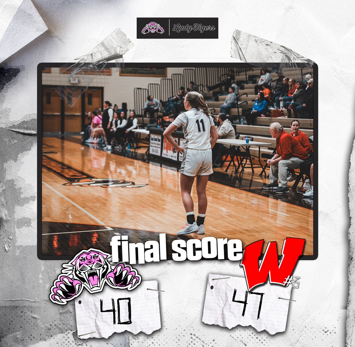 🩷🏀

Battled until the end. 

Back home tomorrow night against Scott!
