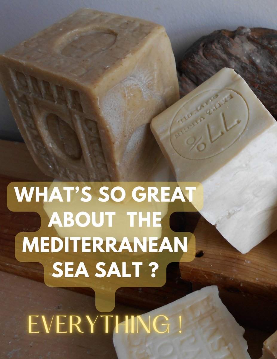 handmade_soap's tweet image. What is so special about Mediterranean sea salt? Mediterranean sea salt is also rich in minerals including potassium, iodine and magnesium that will help alleviate and soothe any skin conditions,  naturalhandcraftedsoapcompany.com/Natural-Limite…? #whatis #handmadesoap #seasalt #Mediterranean