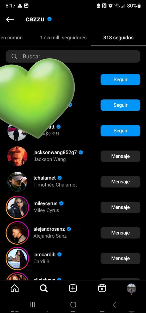 MichelleMarti20's tweet photo. ⚠️⚠️⚠️ no es simulacro @JacksonWang852
Y @cazzuoficial
Se están siguiendo mutuamente en IG 
Será que se nos arman una Colaboración eso seria de otro mundo 
@GOT7
#GOT7_PYTHON
@GOT7Official 
#King7 
#Python 
#Got7
#JacksonWang 
#CazzuLaJefa https://t.co/g124Nk7W5C