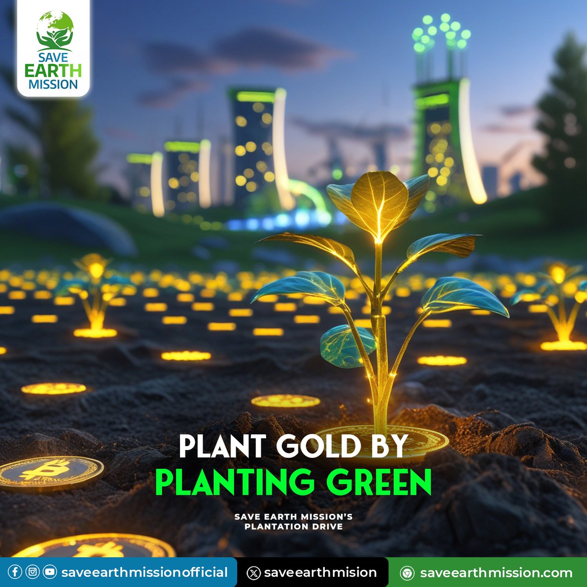 Sandeep4Earth's tweet photo. Turn every green initiative into golden opportunities for the planet and its people. 💚💛
#PlantGreen #SaveEarthMission #GoGreenGoGold #EcoInvestments #GreenWealth https://t.co/CVsawqNeQw