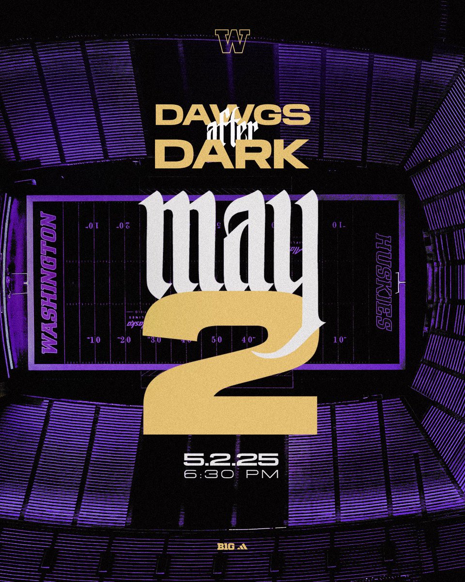 UW_Football's tweet photo. 🗣️ Save the date and mark your calendars. It’s gonna be a party!!! 😎🙌

➡️ Don’t miss out on getting a first look at your 2025 Husky Football Team. 

📆 May 2nd
🕐 6:30 p.m.
📍Husky Stadium 

👀 MORE…exciting details to follow 

#SELLITOUT https://t.co/LpWUmcP2Jl