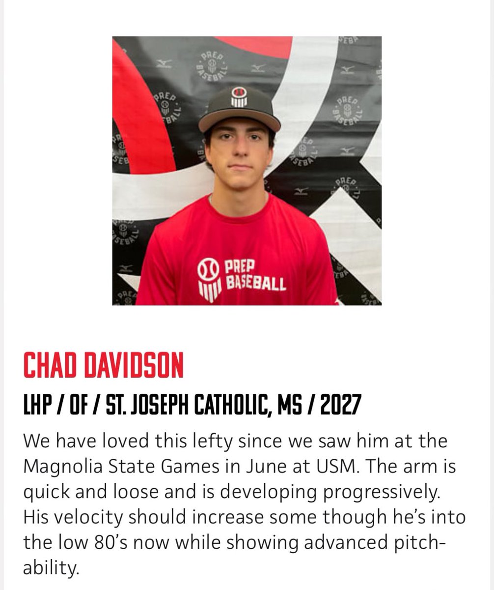 Chad Davidson (@chad_24davidson) on Twitter photo Thank you <a href="/PrepBaseballMS/">Prep Baseball Mississippi</a> for the invite. Had a great time at the Preseason All-State <a href="/TylerNaquin4/">Tyler Naquin</a> <a href="/knightknation4L/">Knights Knation #4L</a> <a href="/STJOEBRUINS/">St. Joe Athletics</a> <a href="/t_mould_44/">Tanner Moulder</a> Thank you <a href="/PrepBaseballMS/">Prep Baseball Mississippi</a> for the invite. Had a great time at the Preseason All-State <a href="/TylerNaquin4/">Tyler Naquin</a> <a href="/knightknation4L/">Knights Knation #4L</a> <a href="/STJOEBRUINS/">St. Joe Athletics</a> <a href="/t_mould_44/">Tanner Moulder</a>