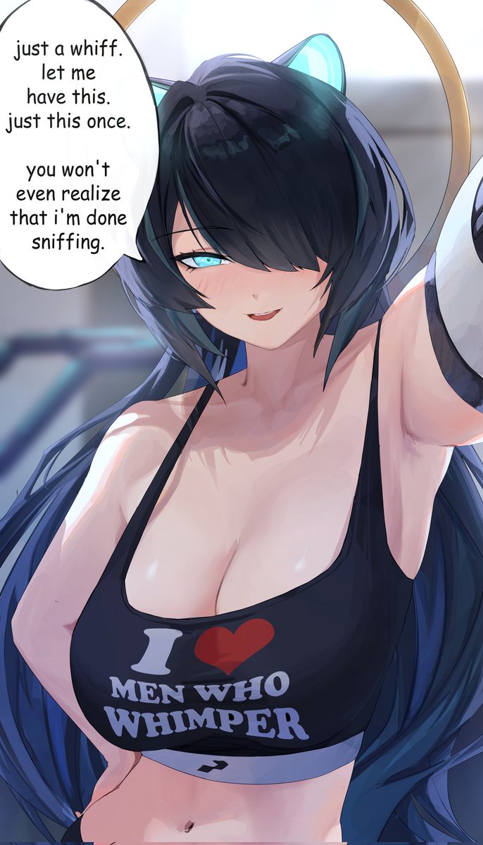 EliteShy's tweet photo. Amazing and beautiful art by @elyoellim 

A certain Erina Tweet recently and an art piece in Discord gave me an idea. 😏 

(POV, you're a Makinist at the gym) 

#makinarchive https://t.co/qeVGgGtdpG