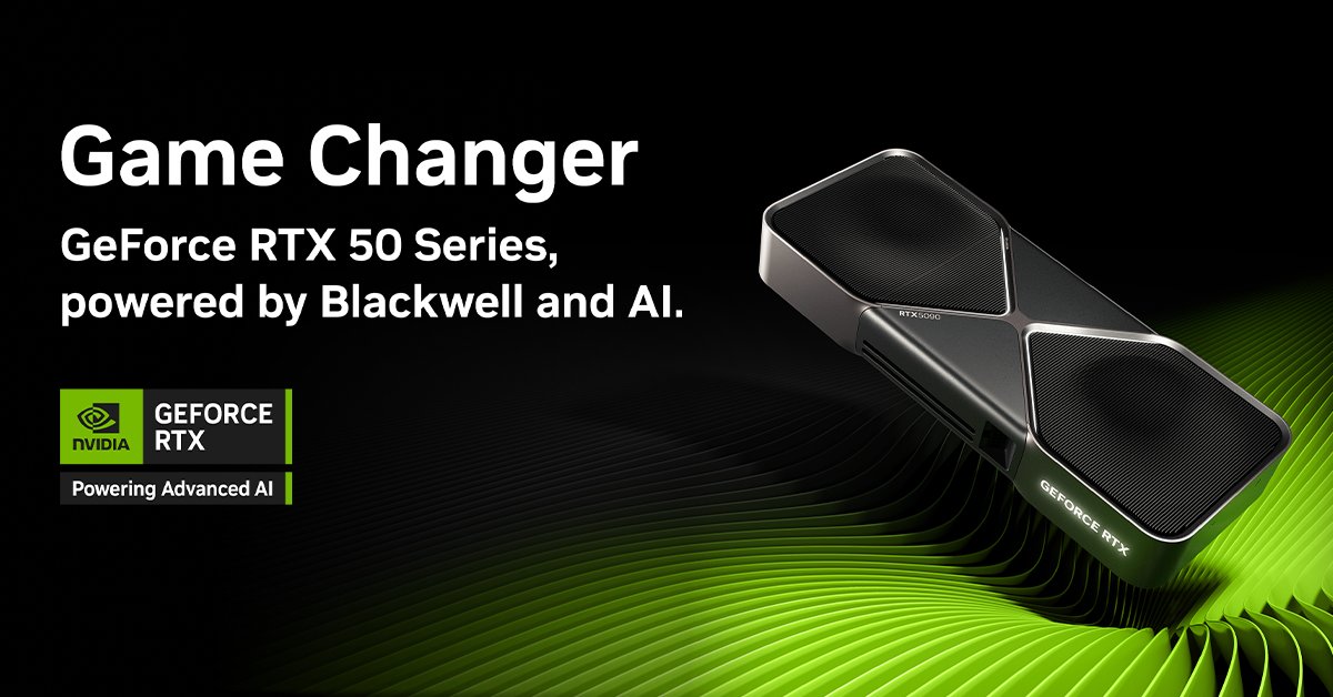 The @nvidiageforce RTX 50 Series GPUs &amp; PCs are available now! They will go fast! 
Check them out here: newegg.io/edbeb35