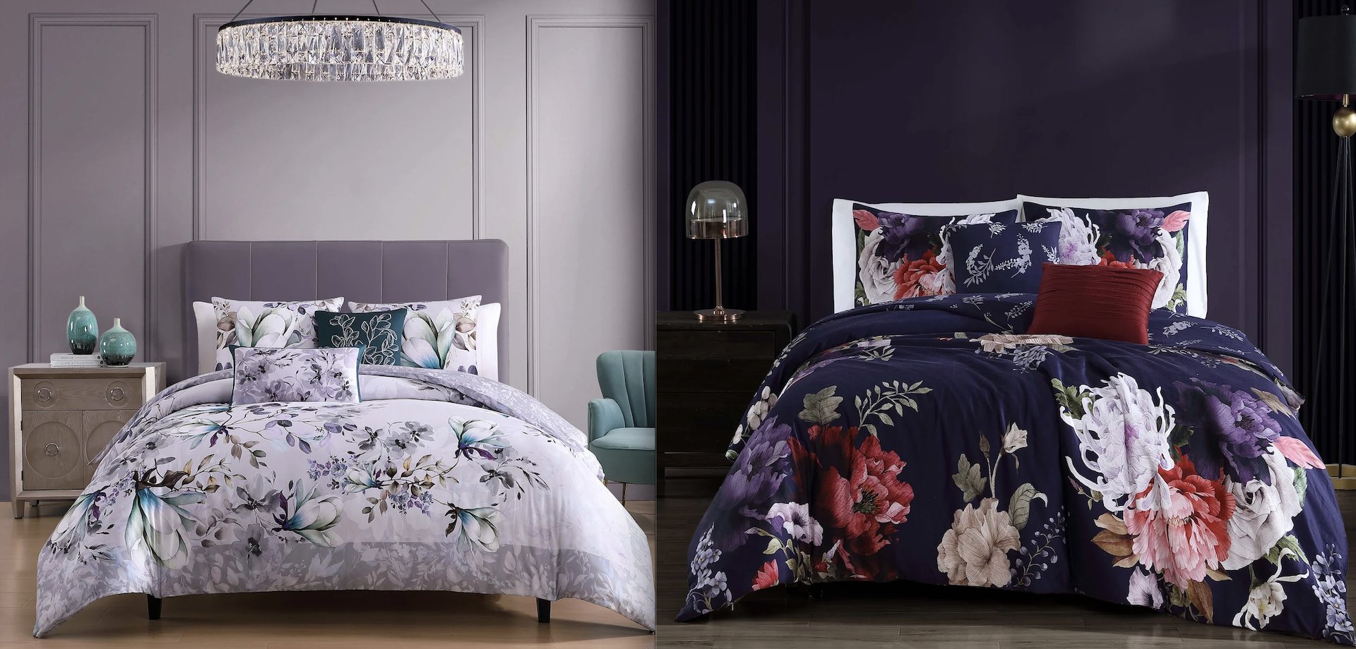 purple comforter sets