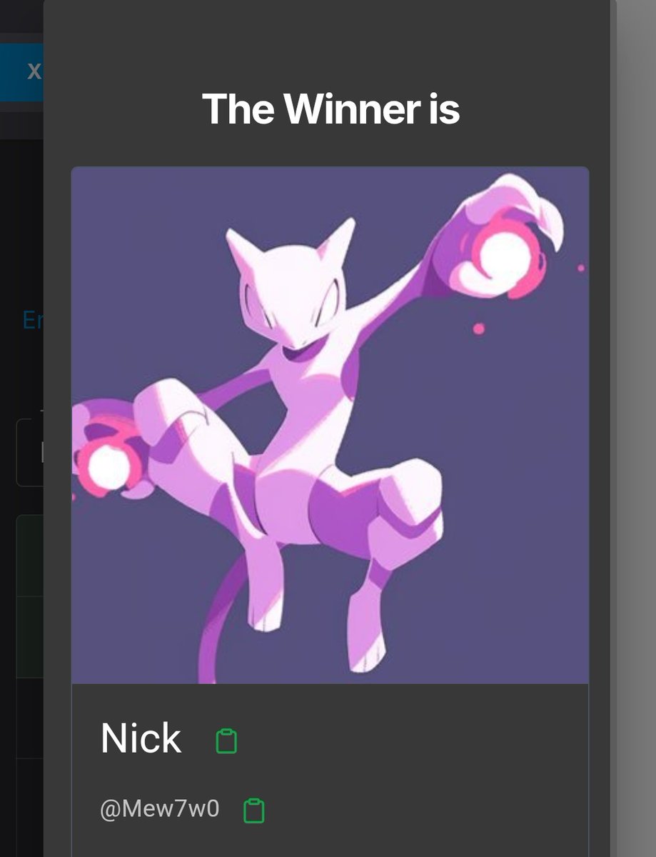 The winner of the Flapple TG is...

<a href="/Mew7w0/">Nick</a>! 🎁

Congrats! DM us to claim the card :)