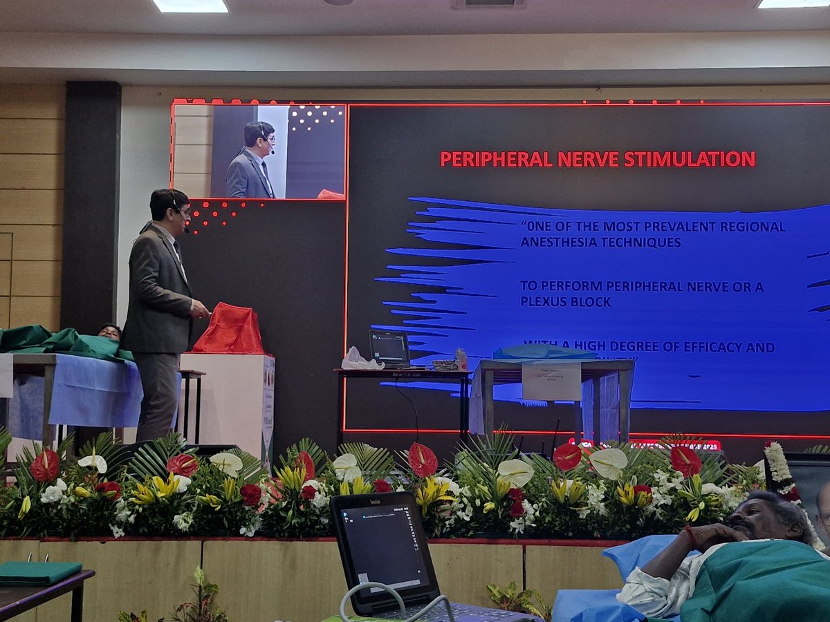 Divesh Arora (@drdivesharora) on Twitter photo #GARC25
Dr Javed Khan enlightening the full house 🏠 on PNS guided nerve blocks, basic principles, tips and tricks..
<a href="/AoraIndia/">AORA India</a> @ManshadShowkat1 <a href="/vedhika_shanker/">Vedhika shanker</a> <a href="/pritanand/">Dr Prit Anand Singh</a> <a href="/Archana_Areti/">archana areti</a> <a href="/BalavenkatSubr1/">Balavenkat Subramanian</a> <a href="/Sdiwan14Diwan/">sandeep diwan</a> <a href="/8566288d9abc491/">Dr Amit Dikshit</a> <a href="/tsmurali/">Murali Thondebhavi</a> <a href="/ISANHQ/">INDIAN SOCIETY OF ANAESTHESIOLOGISTS</a> #GARC25
Dr Javed Khan enlightening the full house 🏠 on PNS guided nerve blocks, basic principles, tips and tricks..
<a href="/AoraIndia/">AORA India</a> @ManshadShowkat1 <a href="/vedhika_shanker/">Vedhika shanker</a> <a href="/pritanand/">Dr Prit Anand Singh</a> <a href="/Archana_Areti/">archana areti</a> <a href="/BalavenkatSubr1/">Balavenkat Subramanian</a> <a href="/Sdiwan14Diwan/">sandeep diwan</a> <a href="/8566288d9abc491/">Dr Amit Dikshit</a> <a href="/tsmurali/">Murali Thondebhavi</a> <a href="/ISANHQ/">INDIAN SOCIETY OF ANAESTHESIOLOGISTS</a>
