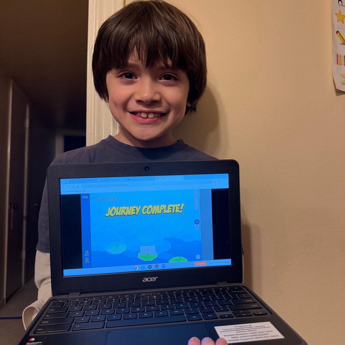 Stephens Elementary (@stephenses_aisd) on Twitter photo Congratulations to Mateo Gonzalez from Mrs. Hutto’s 3rd grade class. He finished his ST math journey tonight at home. That shows great dedication! <a href="/Arcos1968/">Maritza arcos</a> <a href="/maty_orozco/">Dr. Matilda “Maty” Orozco</a> <a href="/drgoffney/">Dr. LaTonya M. Goffney</a> <a href="/STMathTX/">STMathTX</a> <a href="/MINDEduOrg/">MIND Education | Creators of ST Math</a> <a href="/JuanitaHutto/">Juanita zamarripa-Hutto</a> Congratulations to Mateo Gonzalez from Mrs. Hutto’s 3rd grade class. He finished his ST math journey tonight at home. That shows great dedication! <a href="/Arcos1968/">Maritza arcos</a> <a href="/maty_orozco/">Dr. Matilda “Maty” Orozco</a> <a href="/drgoffney/">Dr. LaTonya M. Goffney</a> <a href="/STMathTX/">STMathTX</a> <a href="/MINDEduOrg/">MIND Education | Creators of ST Math</a> <a href="/JuanitaHutto/">Juanita zamarripa-Hutto</a>