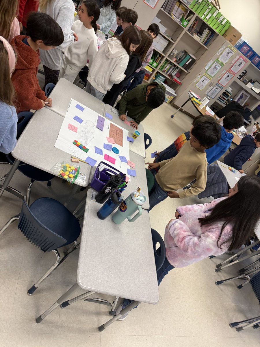 ROEworld's tweet image. A gallery walk filled with numbers, shapes, and solutions! 🧮 Our 3rd graders demonstrated their math mastery today—proud of their growth! #MathGalleryWalk #3rdGradeMath #MathMagic&quot; @c_schoaps