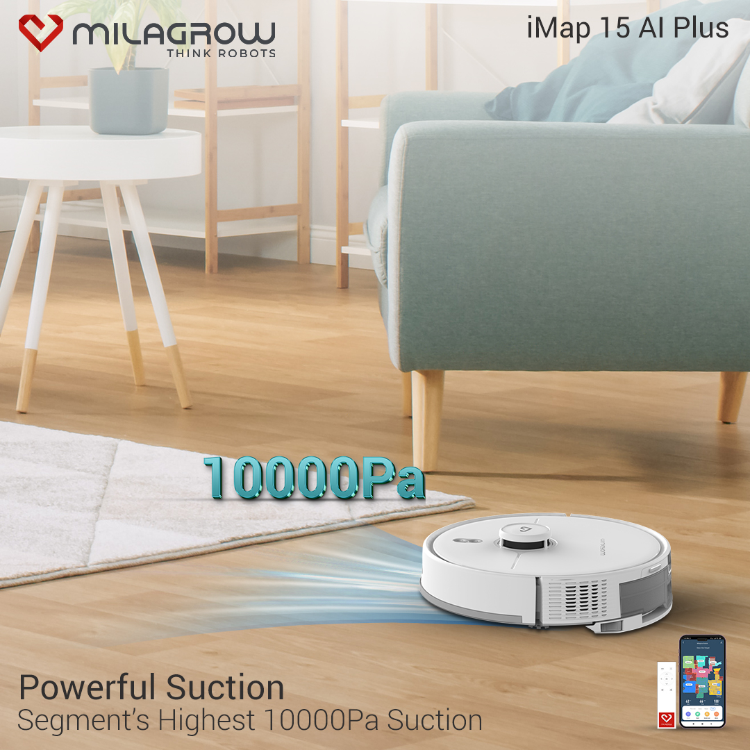 MilagrowRobots's tweet image. 🚀 Elevate your cleaning with iMap 15 AI Plus! Enjoy powerful 10000 Pa suction and peace of mind with high performance. Clean smarter and longer! 🌟💪
Shop Now: zurl.co/ttmK7 

#iMap15AIPlus #PowerfulSuction #ConvertibleRobot #robotvacuumcleaner #robotvacuum