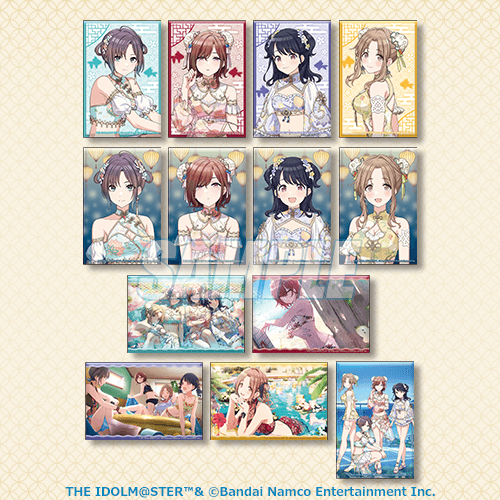 くじ引き堂 ノクチル D賞 スクエア缶バッジ セット くじ引き堂 アイドルマスター シャイニーカラーズ オンライン