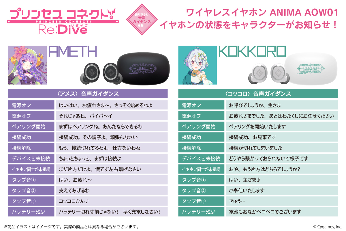 プリンセスコネクト！Re:Dive』と「オンキヨー」がコラボした
