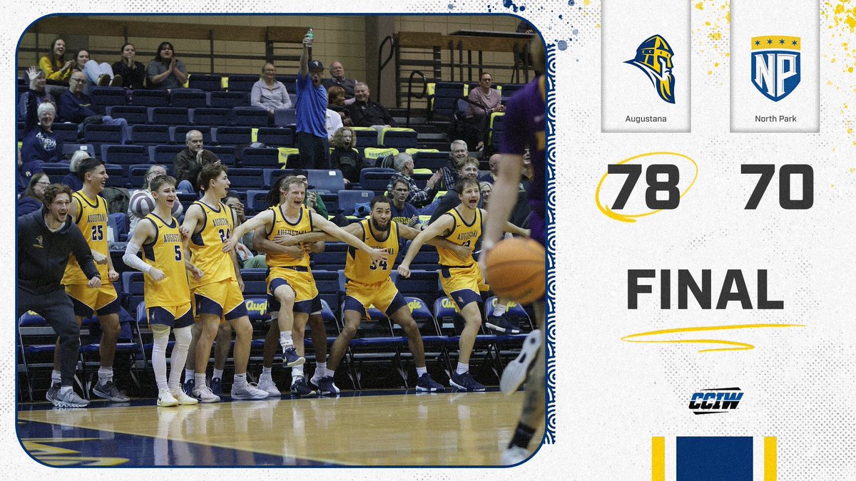 Augie snaps North Park’s four-game win streak 💪