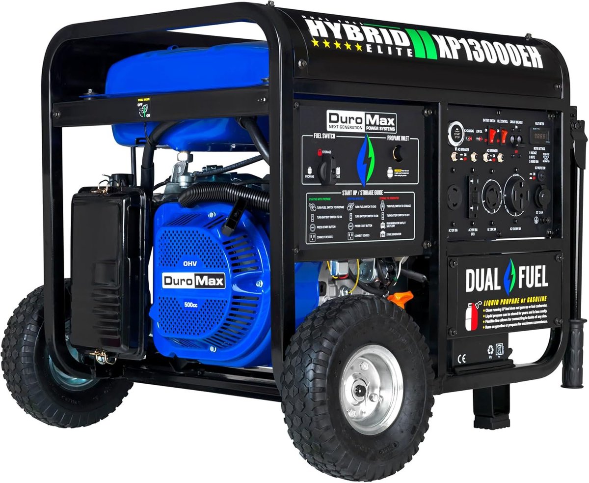 DealsHubz's tweet image. DuroMax XP13000EH Dual Fuel Portable Generator 13000 Watt Gas or Propane Powered Electric Start for $1,099.99

sovrn.co/0fbftpd

#DuroMax #Propane #Electric