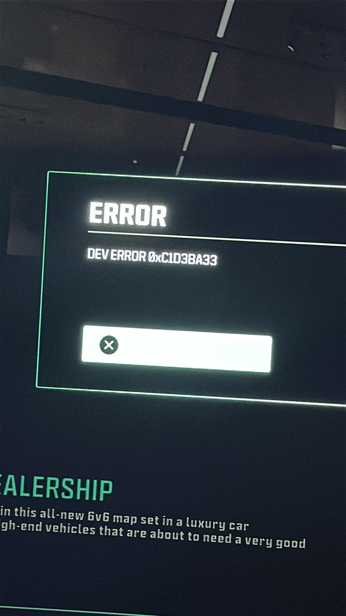 madgab82's tweet photo. @CODUpdates I keep getting this when trying to join multiplayer https://t.co/r0ZtZcKjta