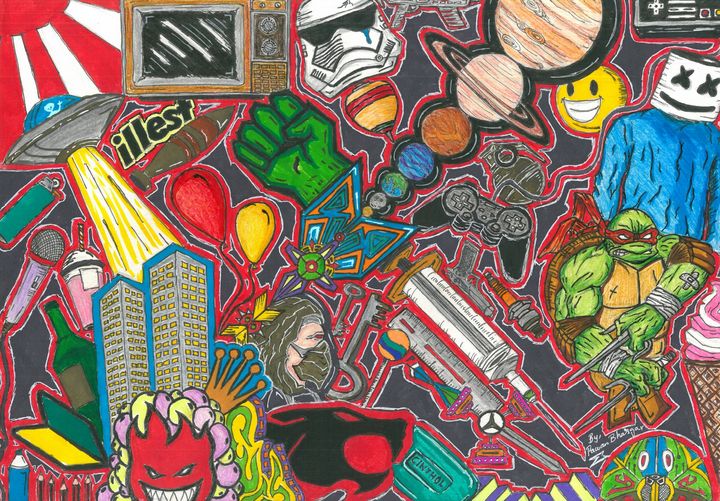 Encript94's tweet photo. Art of the Day: "21st Century Chaos". Buy at: https://t.co/ngw4vx3h2z https://t.co/yWOFf7v2c7