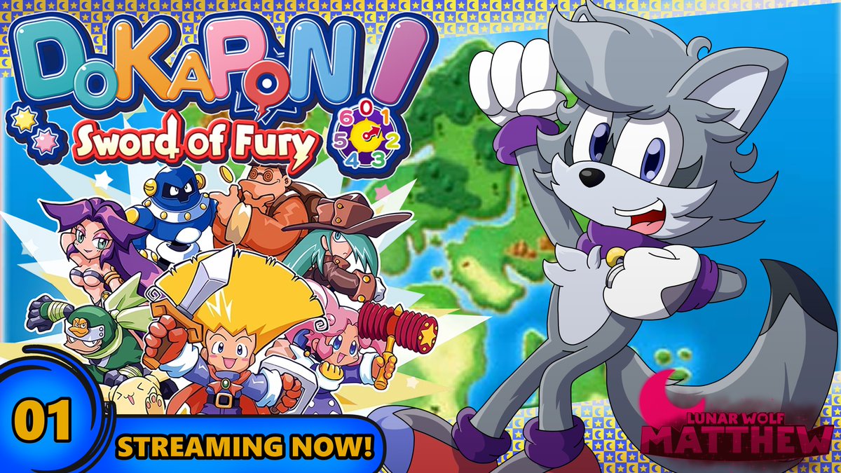 Time to rock on with the new Dokapon! Sword of Fury! Playing now with <a href="/OtterlyVT/">OtterlyStoned, CEO of Moke Sweed Inc. (MOBIAN Arc)</a> and <a href="/TheNegativePro/">Negative @negativepro.bsky.social</a> ! Come join now over on Twitch!