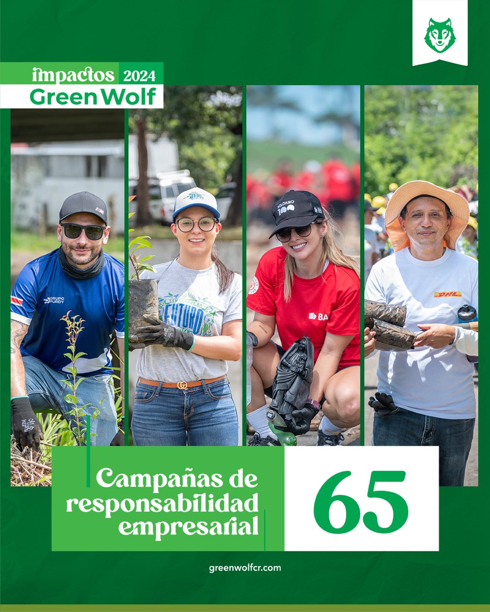 Logramos un promedio de 8 campañas mensuales en los distintos proyectos, asegurándonos así un impacto significativo en cada uno de ellos.

Es importante reconocer a nuestros voluntarios, sector público y privado que han formado parte de cada iniciativa.

#GreenWolfCR 🇨🇷🐺