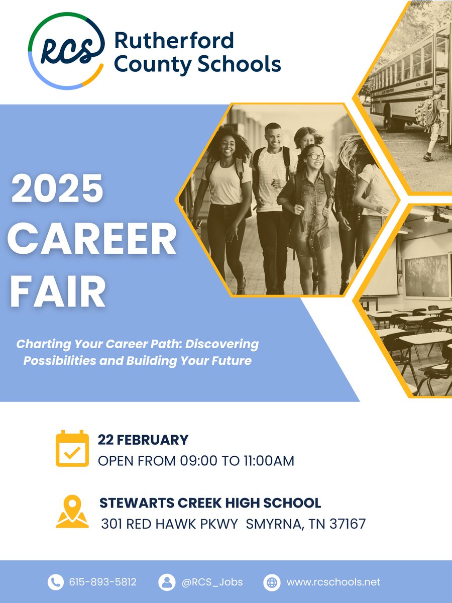 RCS Jobs (@rcs_jobs) on Twitter photo The excitement is building! Three days until the <a href="/rucoschools/">Rutherford County Schools</a> Career Fair. ๐ Preview open positions on our website RCSchools.net, and make a plan to visit us at Stewarts Creek High School. ๐ #3DaysToGo #RCSJobFair The excitement is building! Three days until the <a href="/rucoschools/">Rutherford County Schools</a> Career Fair. ๐ Preview open positions on our website RCSchools.net, and make a plan to visit us at Stewarts Creek High School. ๐ #3DaysToGo #RCSJobFair