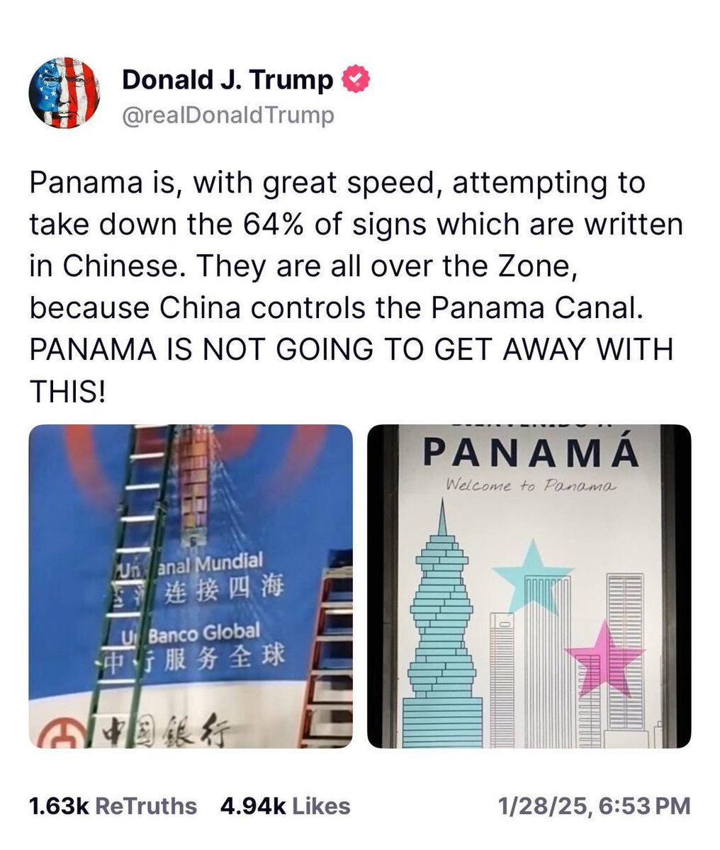 欺骗成性
:
图1: 中共在1944年欺骗美国，谎称要搞美国式民-美国放弃中华民国;

图2:中国为加入WTO，许承诺无一实现，美国战略失败;

图3:习近平掩盖武汉病毒真相-导致病毒世界大流行，世界7百万人死，川普贸易战彻底失败;

图4: 中国正撤除控制巴拿马运河的各种标语标志-以此欺骗美国。