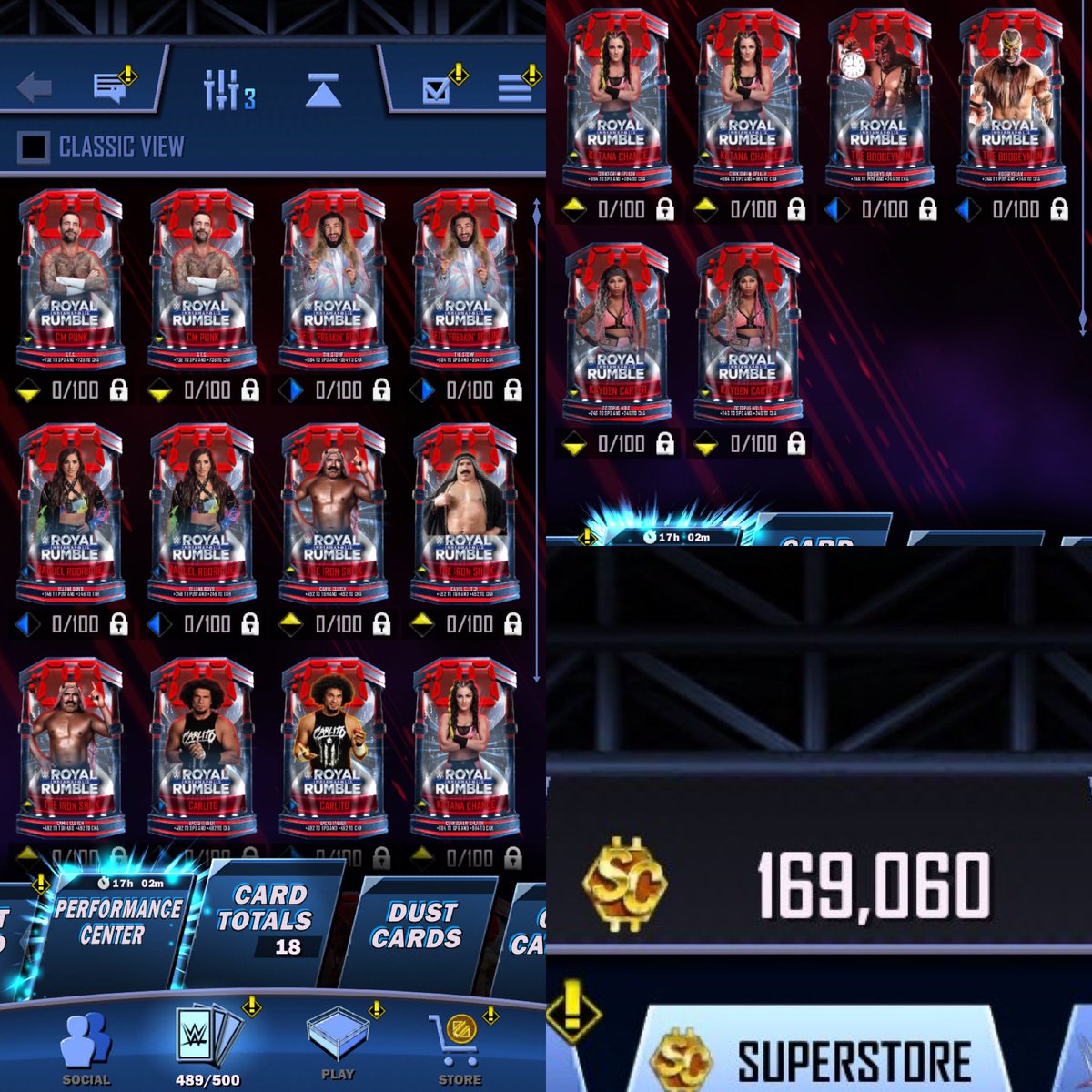 Pros so far #WWESuperCard