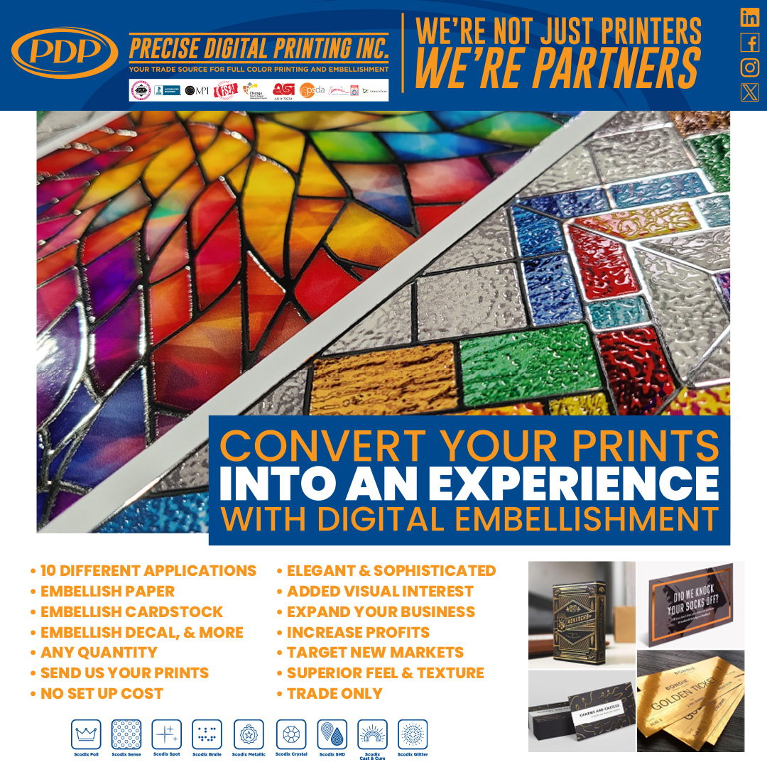 PrintingPrecise's tweet image. Convert your prints into an experiance by adding a variety of embellishments to your products, including foil, glitter, UV, and holographic effects!  #printingindustry #printingservices #largeformatprinting #PrintingSolutions #embellishments #scodix