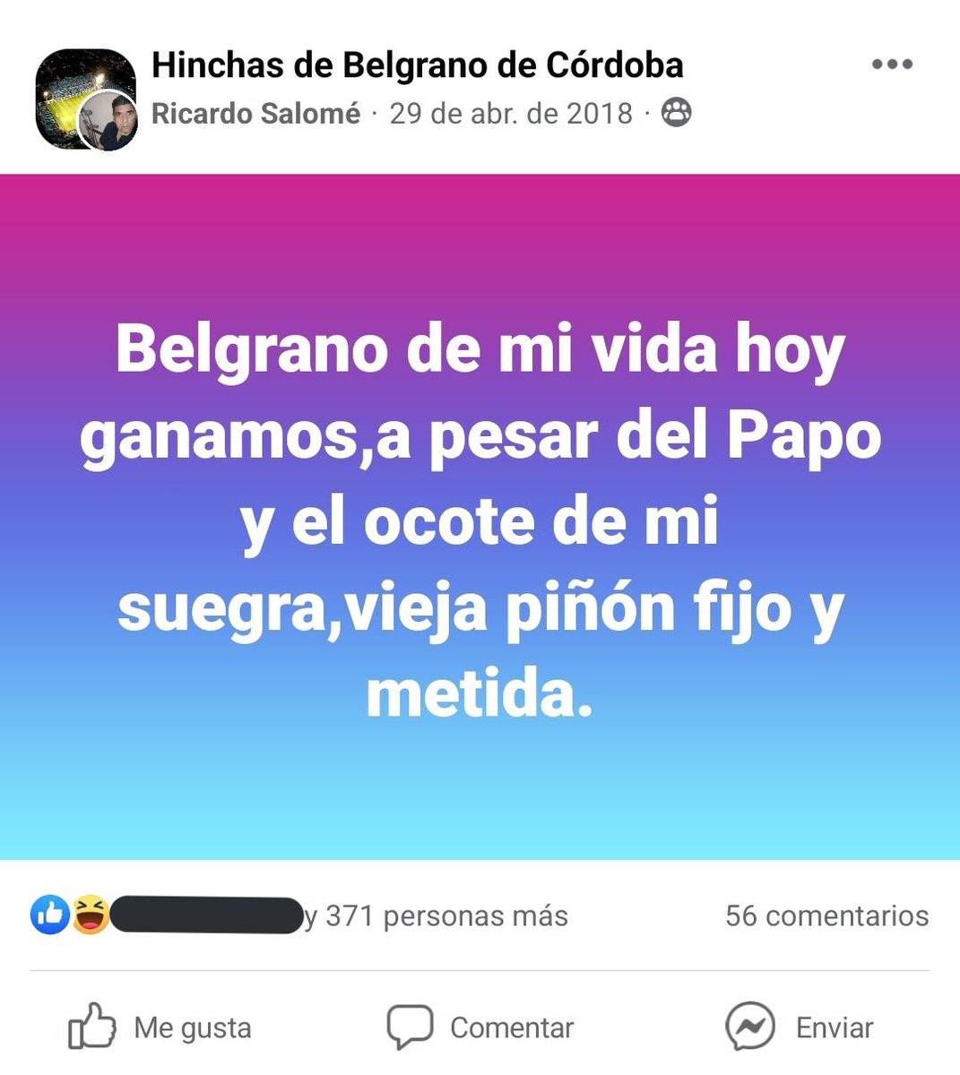 HOY JUEGA BELGRANO