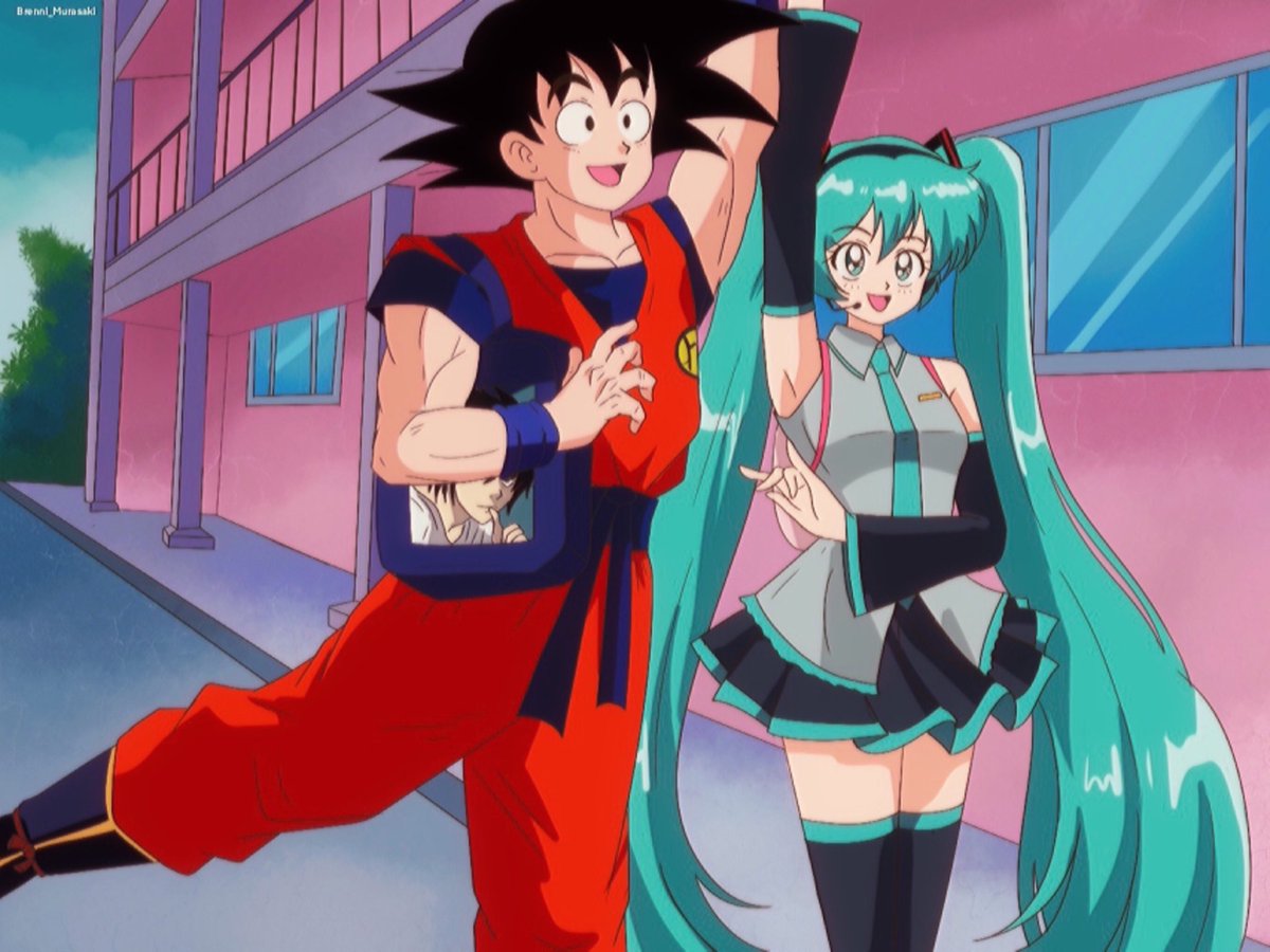 Goku x Miku ✨
.
.
.
#songoku #hatsunemiku #dragonball #vocaloid #sailormoon #90sanimestyle #procreateart #fornite