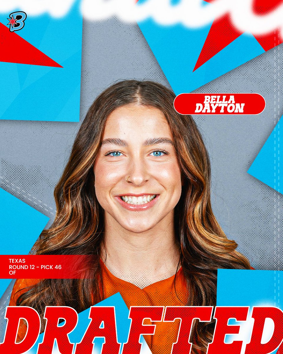 Bandit Bella has a nice ring to it! 🤠

Our final pick of the #AUSL Inaugural Draft is outfielder from <a href="/TexasSoftball/">Texas Softball</a>, <a href="/b3lladayton/">B</a>!