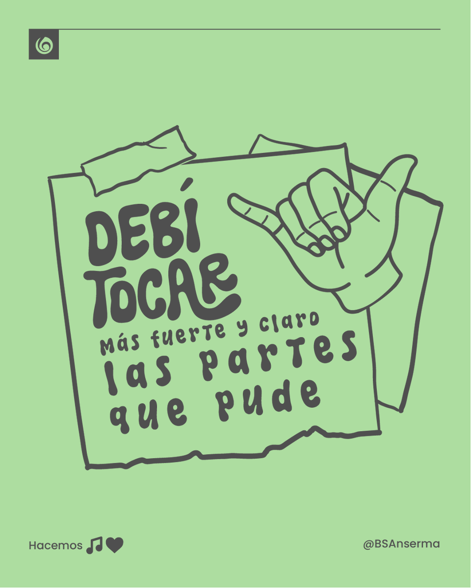 bsanserma's tweet photo. Debí tirar más fot... 🎶 
Debí ensayar más veces los solos que tuve
Debí tocar más fuerte y claro las partes que puede. https://t.co/rKY1sBfqxr