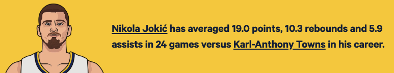 Yeah totally agree Draymond! 

Did you forget that KAT sent home Jokic last year?

Maybe you were busy playing idk