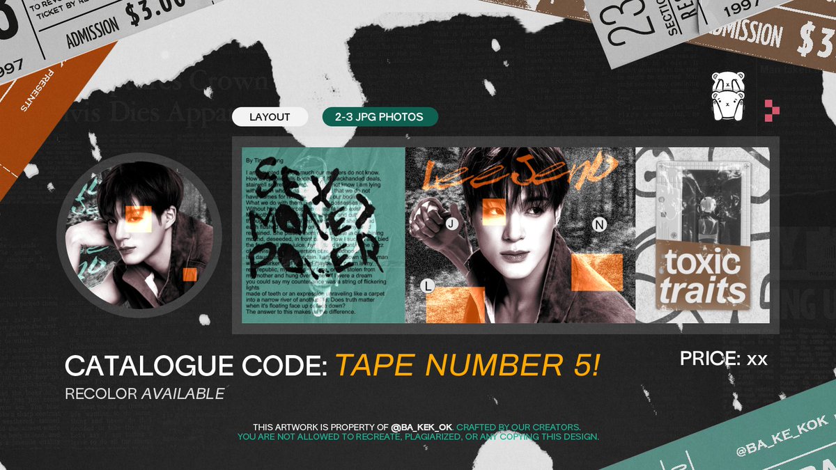 repost tweet ini kalau kamu mau "TAPE NUMBER 5"