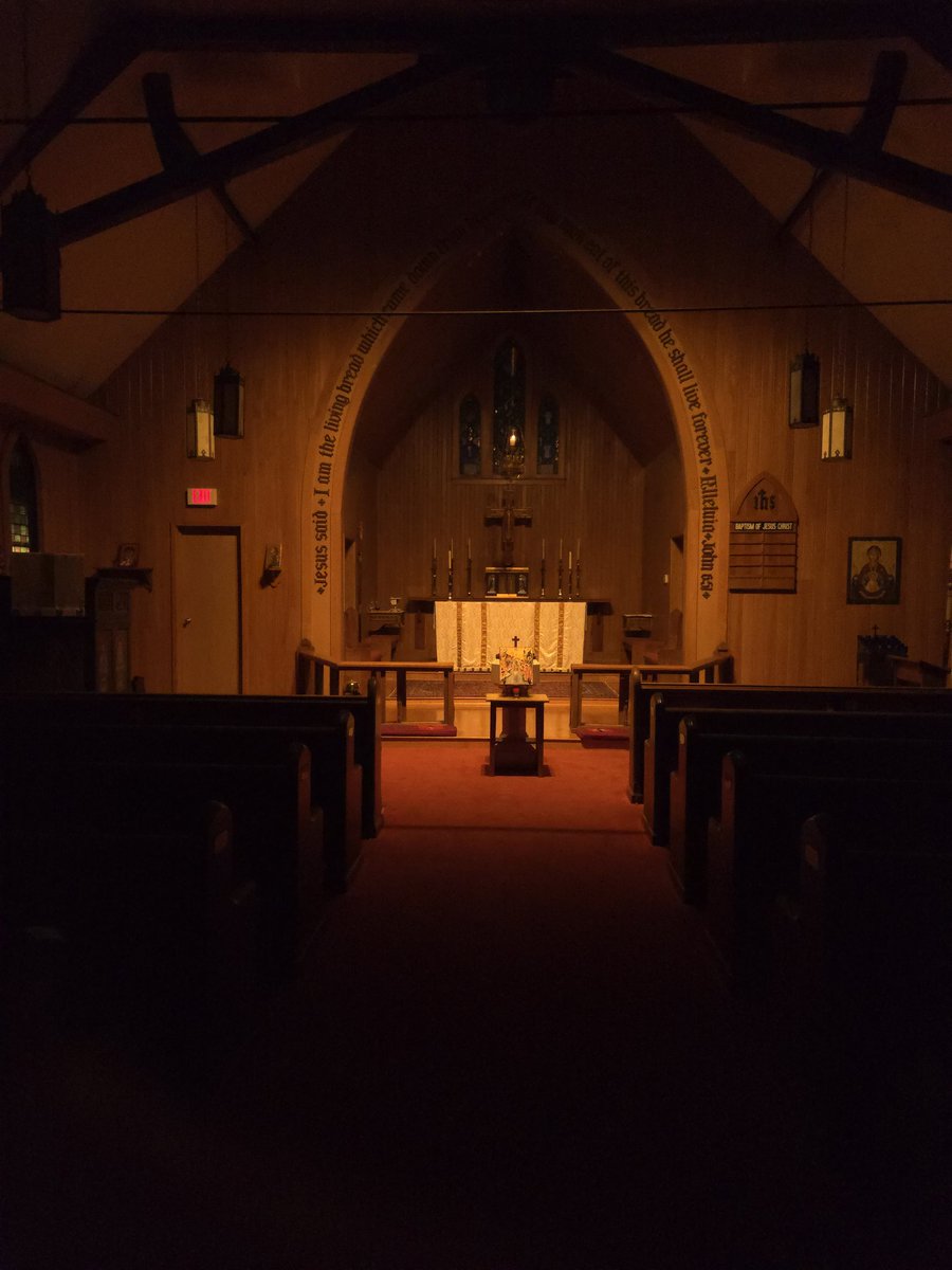 MystagogicalB's tweet image. I've been stealing away from the household for a little while each evening to pray compline & other devotions - just me n' Jesus in the Church. I started doing "proof of life" photos on my IG stories just to keep myself accountable. Sharing the ones so far here.