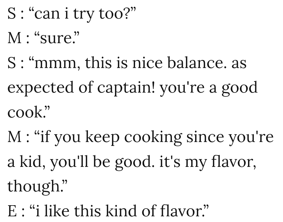 Eijun being a "good battery mate" to miyuki infront of okumura and seto