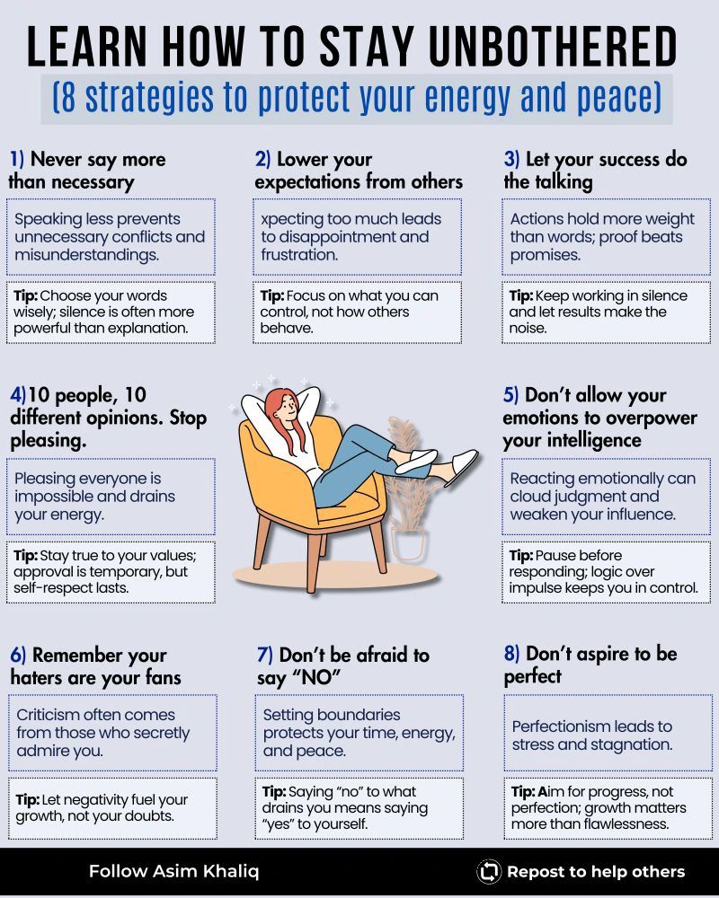 AlwaysKeepL's tweet image. 8 Strategies to protect your energy and peace