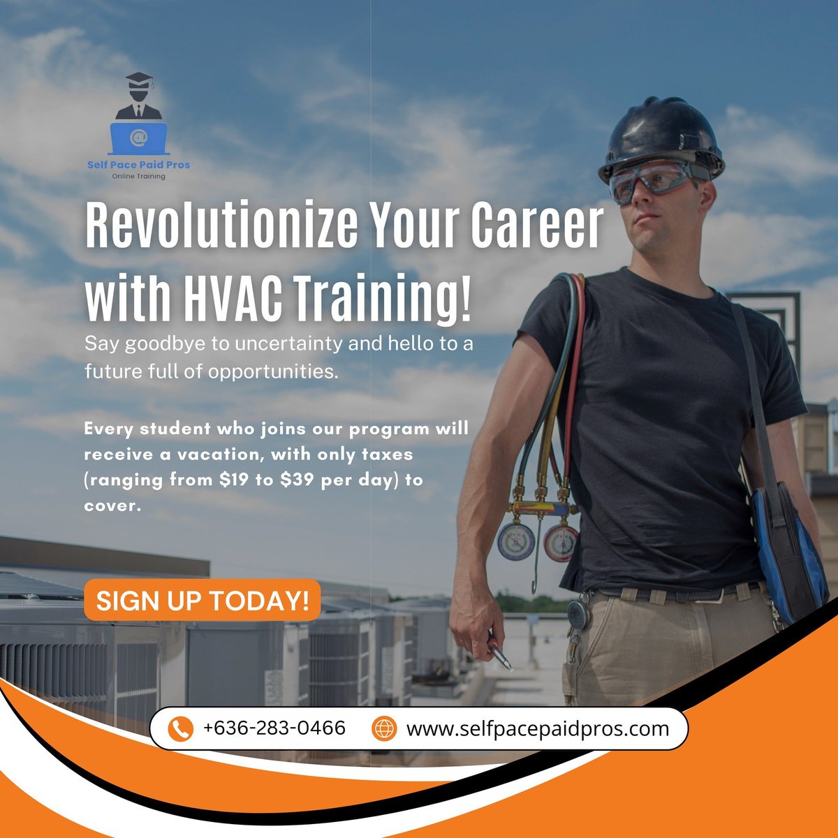SelfPacePaidPro's tweet photo. 🔥Revolutionize Your Career with HVAC Training!
🌟Ready to turn uncertainty into unstoppable 
 success?🚀📍 St. Charles, Missouri
👉Visit: https://t.co/BFo5kgZhdF
⚡️Your HVAC journey starts NOW!
 #HVACTraining #CareerGoals #HVACLife 
 #SelfPacedLearning https://t.co/AgxAGNDnzh