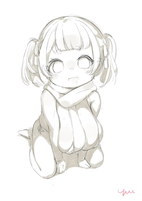 マフラービキニはなちゃん
Kawaii～ 