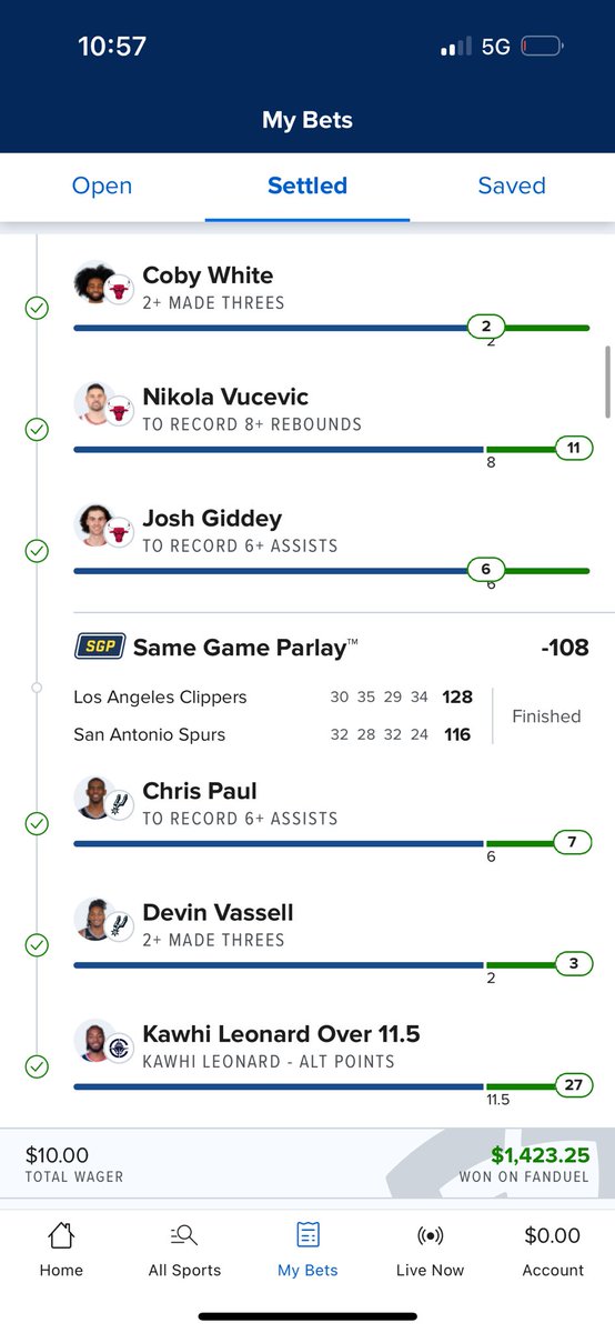 Posttt__'s tweet image. First big hit of 2025 &amp;amp; many more to come 🦅🦅 #fanduel #nba #Fanduelparlay