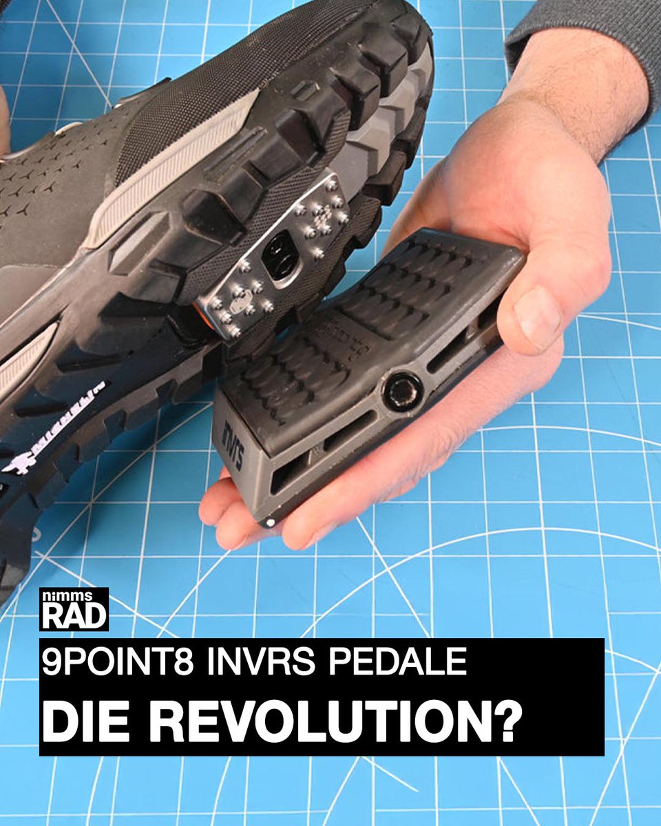 9point8 iNVRS Pedale: Spike-Schuhe fürs Fahrradpedal
nimms-rad.de/news/9point8-i…

#nimmsrad