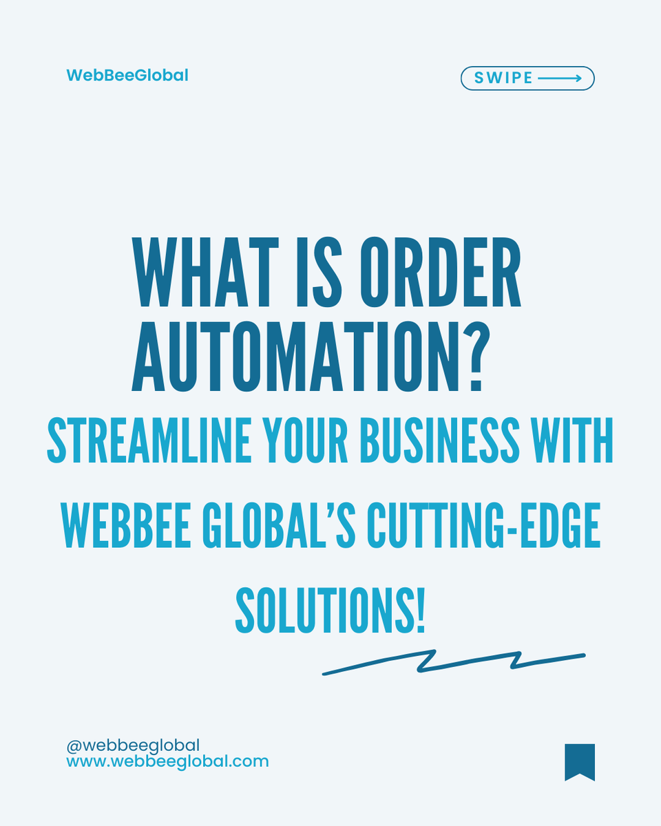 webbeeglobal's tweet image. Manual order processing is slowing you down! ⏳

With WebBee’s Order Automation, you can:
✅ Sync orders across multiple sales channels
✅ Update inventory in real time

Sell More. Manage Less. Automate Everything!

#OrderAutomation #eCommerceIntegration