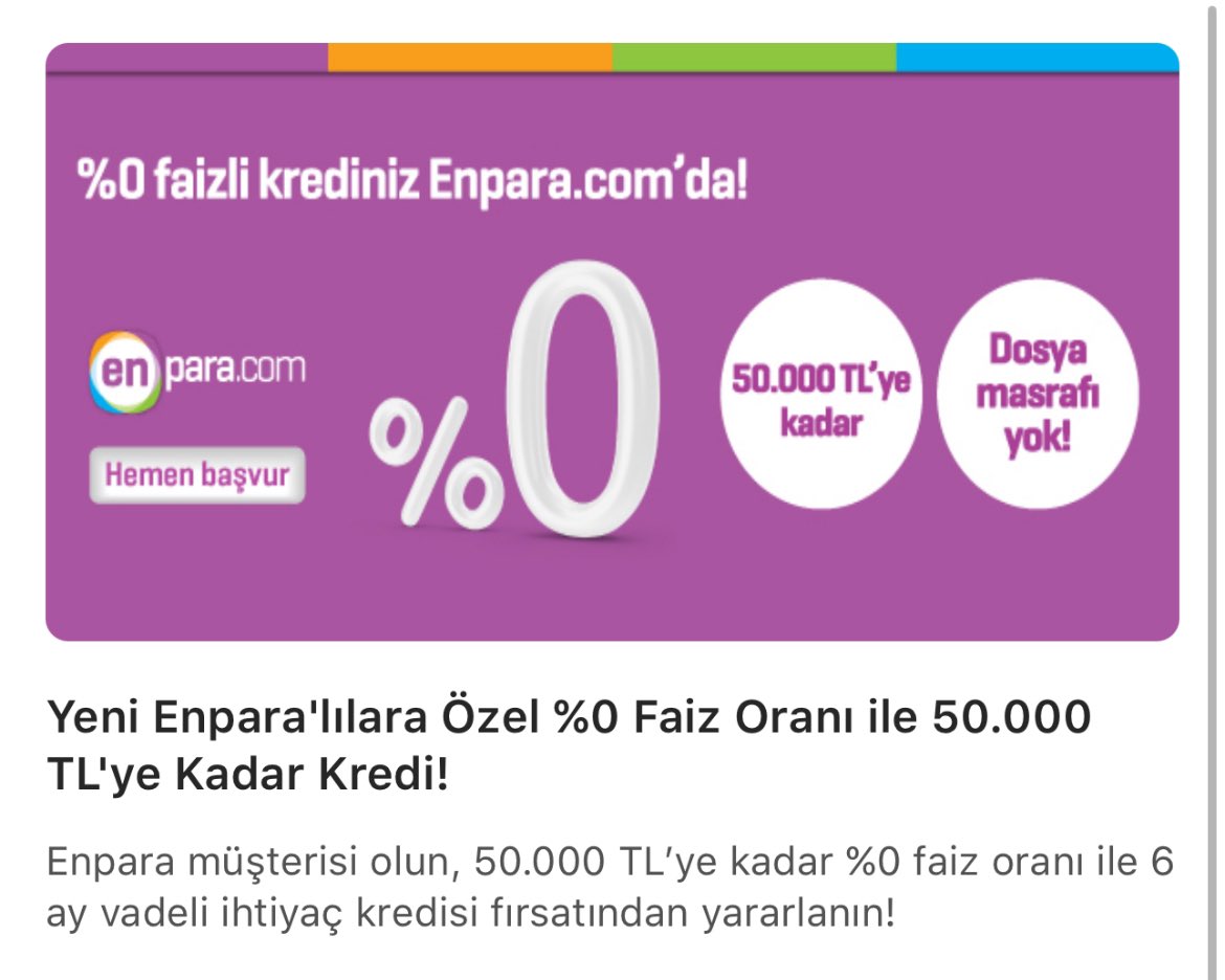 HASOsyalmedya's tweet photo. Enpara'dan faizsiz ihtiyaç kredisi fırsatı kampanyası var HangiKredi'de.

50.000 TL faizsiz, 6 ay geri ödemeli. Kampanyanın yarın son günü. Faizsiz kredi fırsatı bu dönemde en zor bulunacak fırsatlardan biri. HangiKredi'ye girip detayları okuyun, başvurmamış olanlar kaçırmasın derim. Yeni müşterilere özel bir kampanya, oraya dikkat edelim. Başka fırsatlar gördükçe paylaşmaya devam edeceğim. #İşbirliği