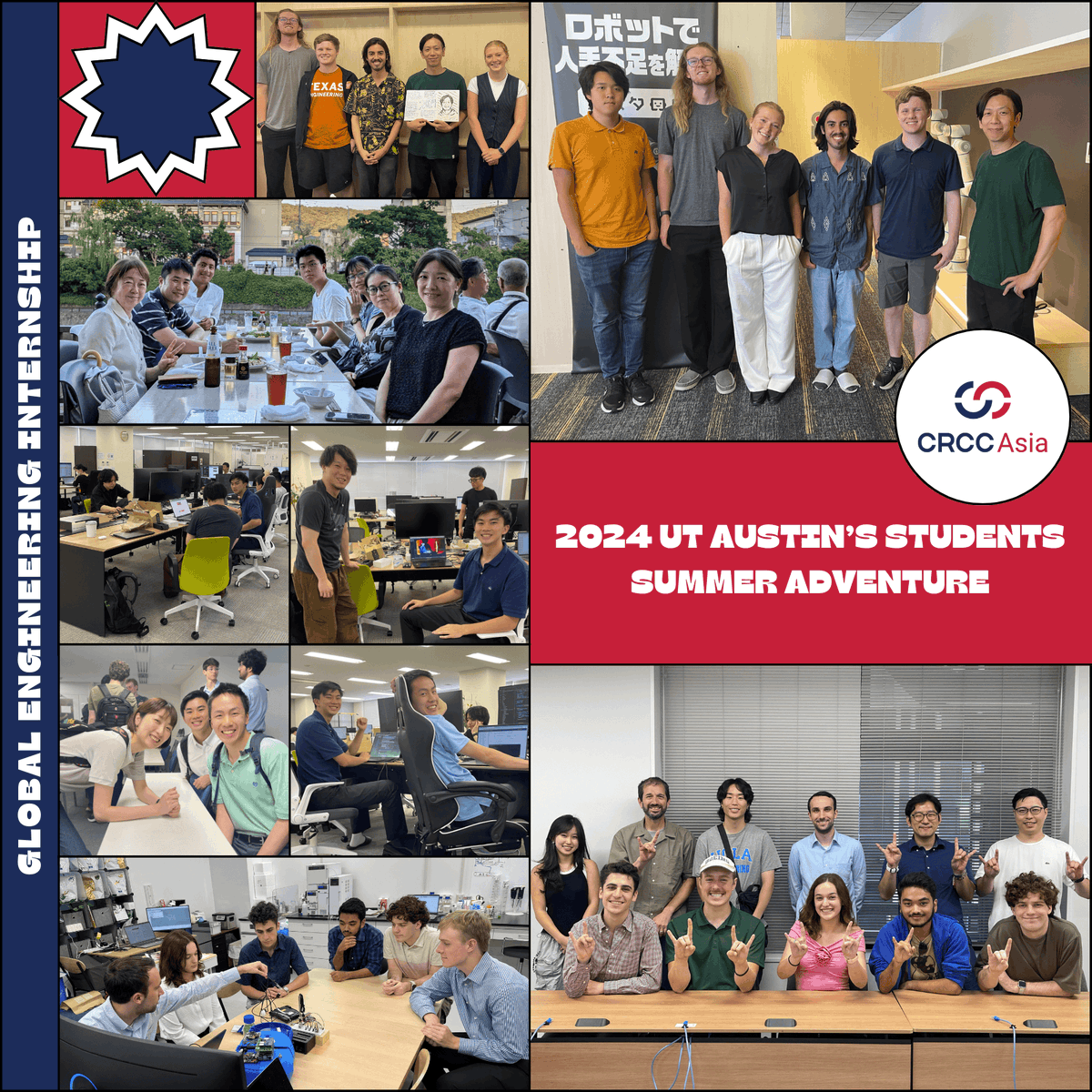 🌏 Last summer, <a href="/UT/">UT</a> Austin engineering students interned in Kyoto, Japan, gaining hands-on experience. Thanks to our host companies for their mentorship in shaping the next generation of global leaders! 👏

🚀 Looking for interns? Let’s connect 👉 zurl.co/SG5zY