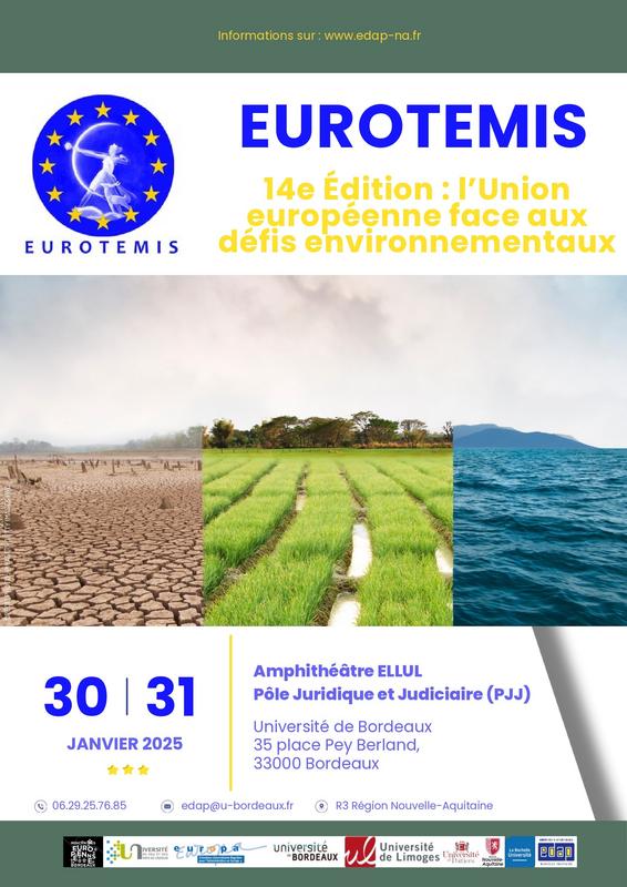 FedericaRassu's tweet photo. Une equipe formée d’étudiants du M1 Droit international et européen de @Droit_Poitiers de @UnivPoitiers participe à la 14e édition d’Eurotemis aujourd'hui et demain, bravo à eux! #EDAP https://t.co/YwY7vcTPFv https://t.co/bL3TaKeTfu