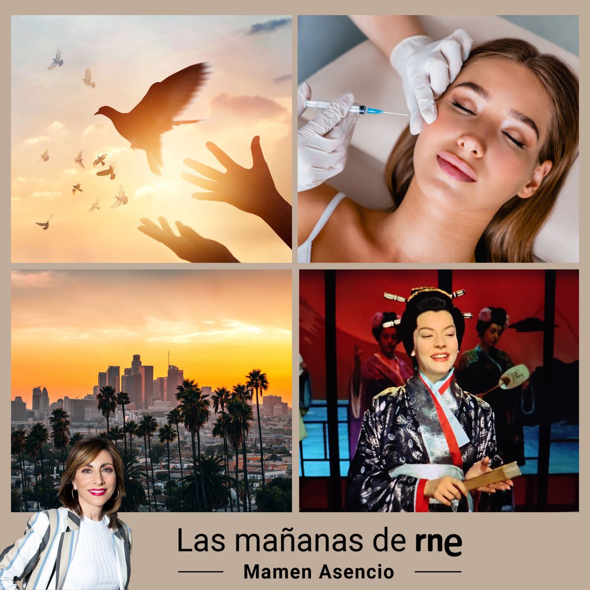 ¡Arrancamos con <a href="/MamenAsencio/">Mamen Asencio</a>!

🔸 Perdón y reconciliación <a href="/eledututor/">Eduardo Infante</a> 

🔸 Cirugía estética <a href="/dr_rosamolina/">Rosa Molina</a> 

🔸 'West coast' <a href="/zitria/">Itziar Marcotegui</a> <a href="/PabloStrubell/">Pablo Strubell</a> 

🔸 Cuplé Nuevo Chino <a href="/LProvincianas/">LivianasProvincianas</a> 

🔴 DIRECTO rtve.es/rneaudio
🎧 PODCAST rtve.es/play/audios/la…