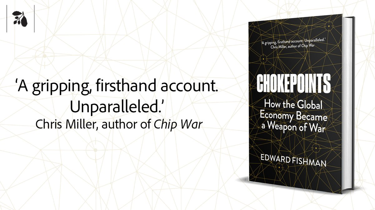 eandtbooks's tweet image. How did the 1990s heyday of globalisation give way to an age of economic warfare?

For fans of #ChipWar by Chris Miller, #Chokepoints by @edwardfishman is a gripping behind-the-scenes look at this major geopolitical shift.

Pre-order @waterstones: tinyurl.com/4fd744db
