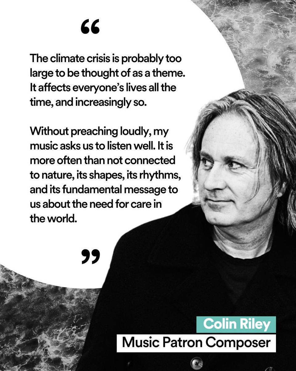 Music Patron (@musicpatronuk) on Twitter photo How can composers harness the power of listening to create change? 🎧✨
<a href="/colinjriley/">Colin Riley</a> will share his insights on this fascinating topic at Music Patron in Conversation: Music & Climate Change.
🗓️ Date: Thursday 13 February
🕙 Time: 10–11am GMT
🌐 buff.ly/4ggVOWI How can composers harness the power of listening to create change? 🎧✨
<a href="/colinjriley/">Colin Riley</a> will share his insights on this fascinating topic at Music Patron in Conversation: Music & Climate Change.
🗓️ Date: Thursday 13 February
🕙 Time: 10–11am GMT
🌐 buff.ly/4ggVOWI