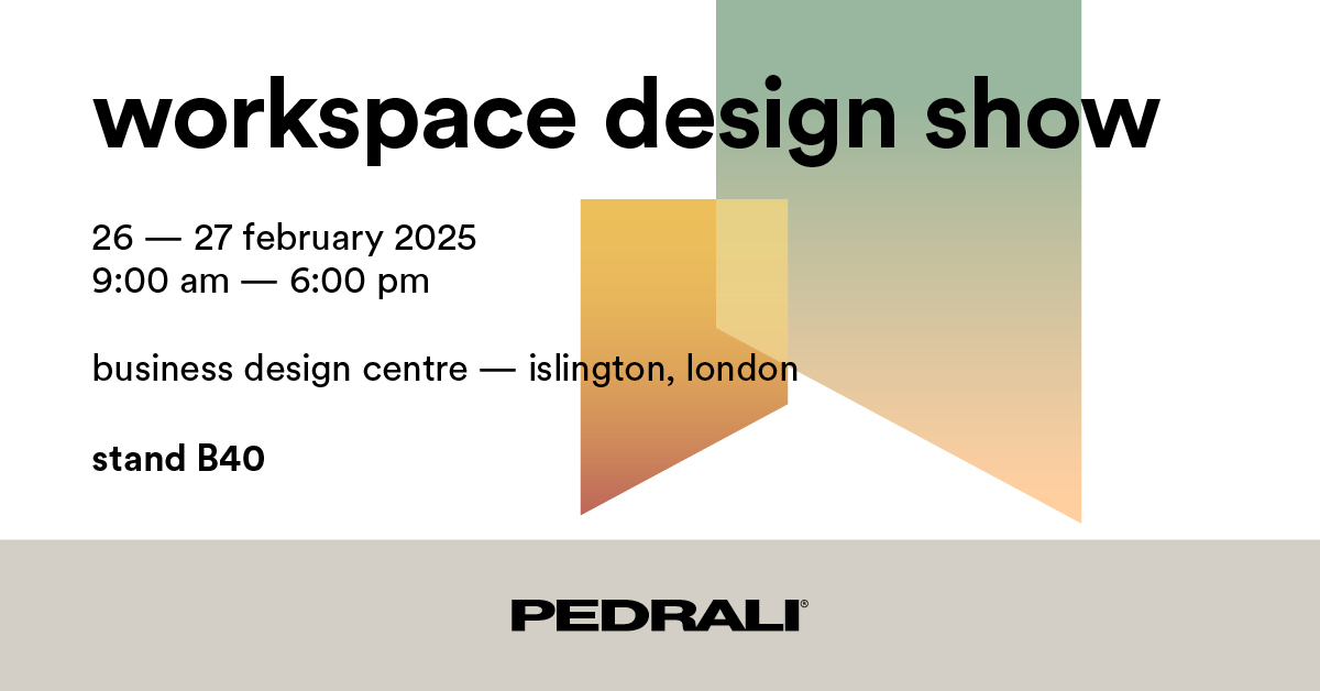 Pedrali (@pedrali) on Twitter photo We can't wait to meet you all at <a href="/WorkspaceShowUK/">Workspace Design Show UK</a>! Come and visit us to discover Pedrali's latest collections: you will find us at stand B40 inside the Business Design Centre in London We can't wait to meet you all at <a href="/WorkspaceShowUK/">Workspace Design Show UK</a>! Come and visit us to discover Pedrali's latest collections: you will find us at stand B40 inside the Business Design Centre in London