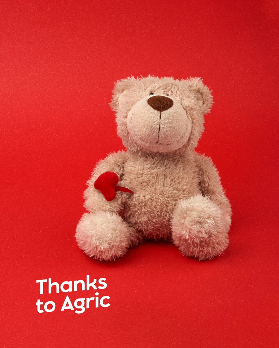 GhanaGrows's tweet photo. Growing love, one teddy bear at a time. This February, we’re changing THE narrative. 

#ThanksToAgric #GhanaGrows https://t.co/2R6523acY6