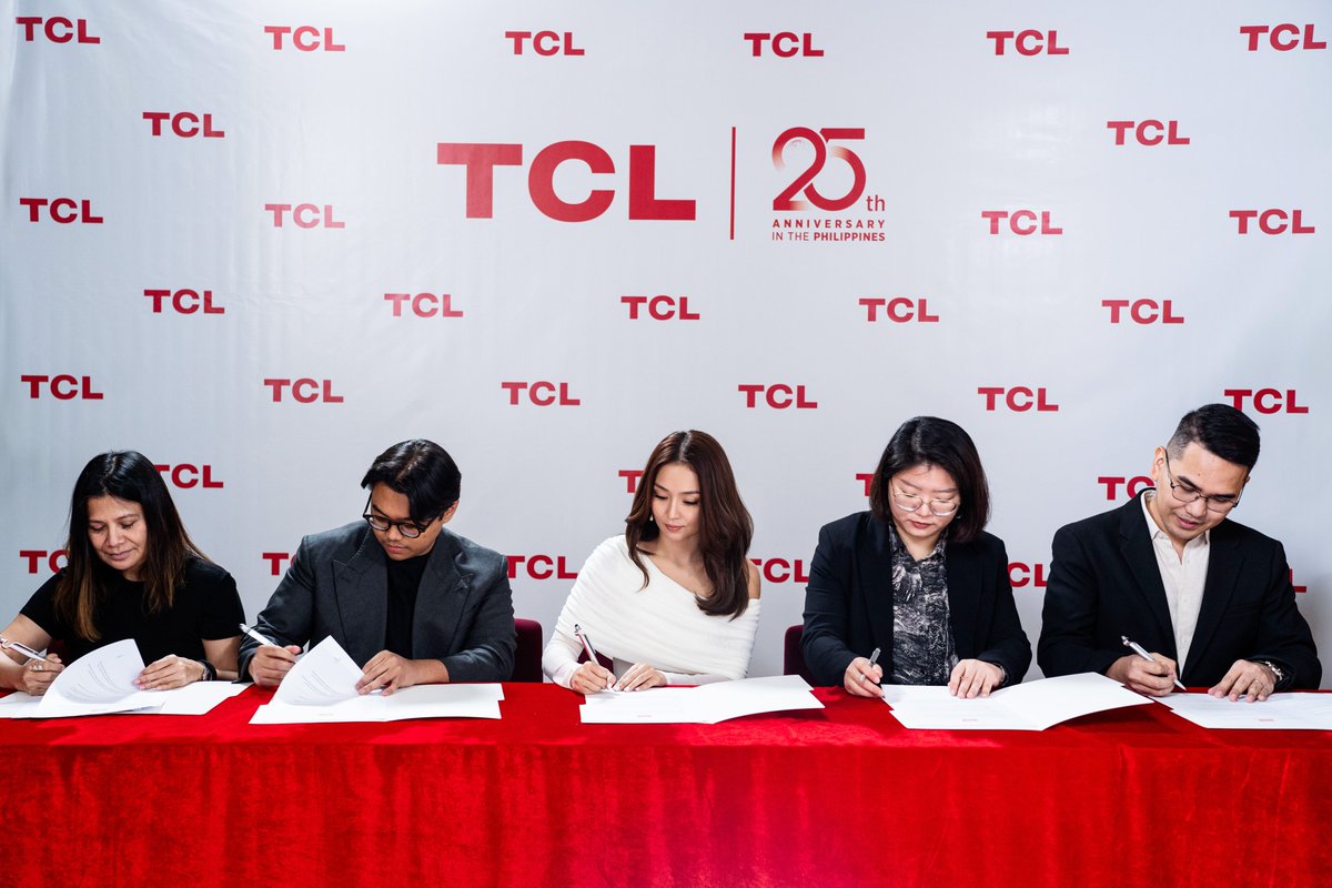 TCLPH's tweet photo. Celebrating 25 Years Together! Kathryn Bernardo and TCL Philippines redefine smart home living with style and innovation, making homes more comfortable and future-ready.

#TCLxKathrynBernardo #TCLInspireGreatness #TCLPhilippines https://t.co/PyXi2wx7vl